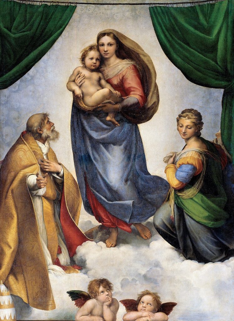 The Sistine Madonna by Raphael